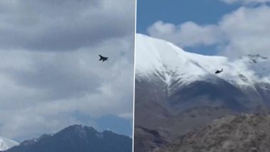 चीन से टकराव के बाद लेह-लद्दाख में मुस्तैद हुई वायुसेना, IAF प्रमुख आरकेएस भदौरिया ने की समीक्षा