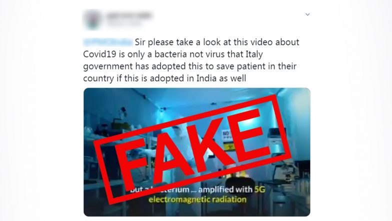 COVID-19 Is Bacteria and Not Virus? वायरल वीडियो में दावा, इटली के Pathologists ने कोविड-19 को बताया बैक्टीरिया, जानें खबर की सच्चाई