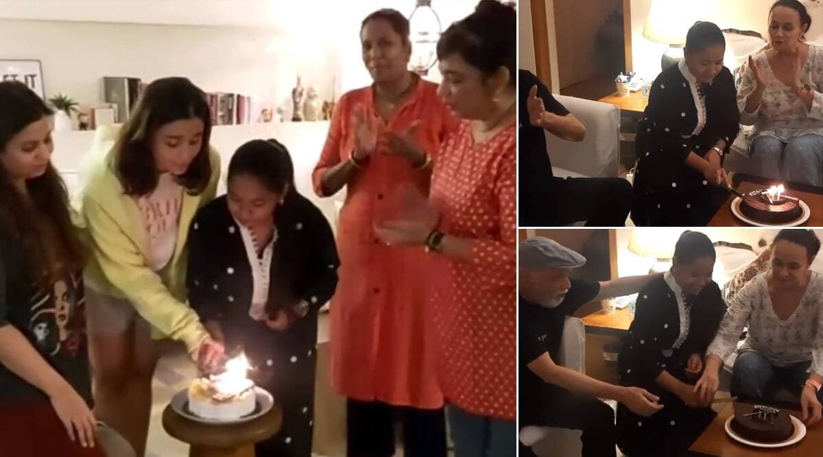 आलिया भट्ट संग परिवार ने घर में काम करने वाली राशिदा का बर्थडे किया सेलिब्रेट, केक काटकर मनाया जश्न (Video) आलिया भट्ट संग परिवार ने घर में काम करने वाली राशिदा का बर्थडे किया सेलिब्रेट, केक काटकर मनाया जश्न (Video)