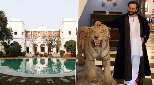 नवाब सैफ अली खान के पटौदी पैलेस को देख आंखें फटी की फटी रह जाएंगी, 800 करोड़ की कीमत वाले इस आलिशान महल में इतने है कमरें (Inside Photo)
