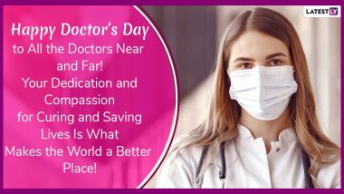 National Doctors' Day 2020 Wishes: नेशनल डॉक्टर्स डे पर इन WhatsApp Stickers, GIFs और  Facebook ग्रीटिंग्स के जरिए फ्रंटलाइन वॉरियर्स को दें धन्यवाद