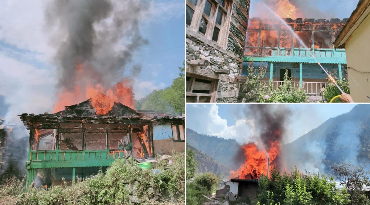 Himachal Pradesh Fire: हिमाचल प्रदेश के कुल्लू में तीन मंजिला लकड़ी के मकान में लगी भीषण आग, फायर ब्रिगेड की गाड़ियां मौके पर पहुंची Himachal Pradesh Fire: हिमाचल प्रदेश के कुल्लू में तीन मंजिला लकड़ी के मकान में लगी भीषण आग, फायर ब्रिगेड की गाड़ियां मौके पर पहुंची