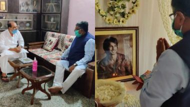 बिहार: सांसद रविशंकर प्रसाद ने दिवंगत अभिनेता सुशांत सिंह राजपूत के घर जाकर परिजनों से की मुलाकात, श्रद्धांजलि देते हुए प्रकट की संवेदना