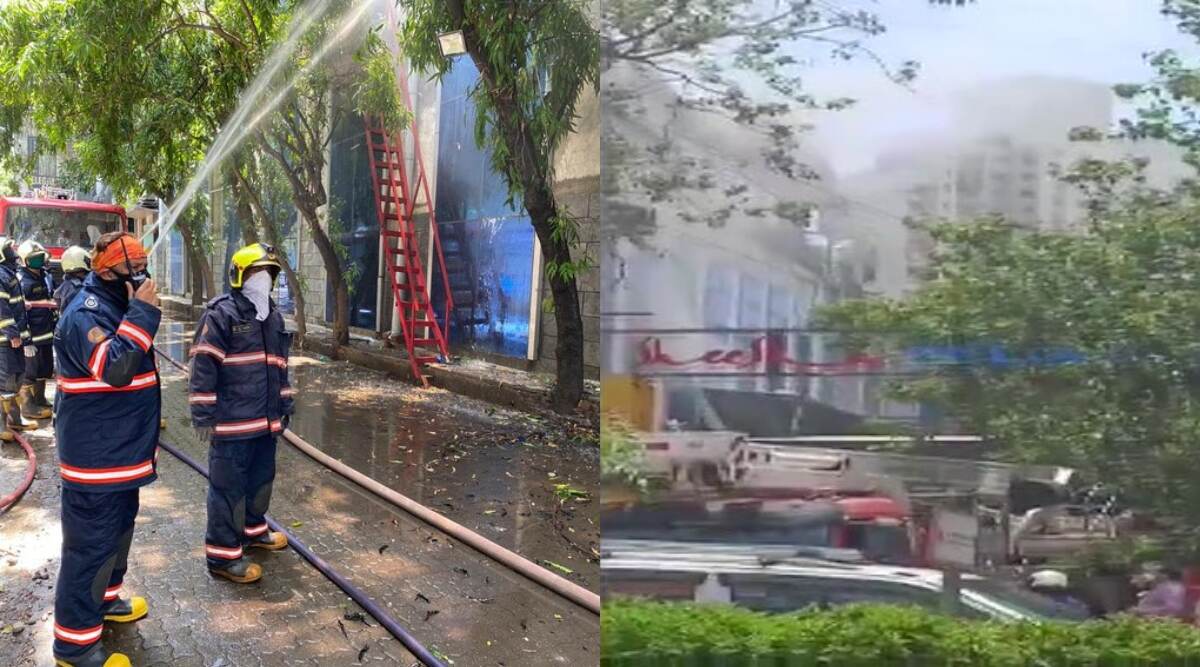 मुंबई: लोवर परेल इलाके के रघुवंशी मिल्स की एक इमारत लगी आग, घटना स्थल पर 8 फायर टेंडर मौजूद मुंबई: लोवर परेल इलाके के रघुवंशी मिल्स की एक इमारत लगी आग, घटना स्थल पर 8 फायर टेंडर मौजूद