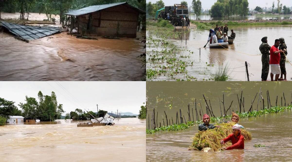 Assam Flood: कोरोना संकट के बीच असम के 23 जिलों में बाढ़ का कहर, करीब 9.3 लाख लोग हुए प्रभावित Assam Flood: कोरोना संकट के बीच असम के 23 जिलों में बाढ़ का कहर, करीब 9.3 लाख लोग हुए प्रभावित