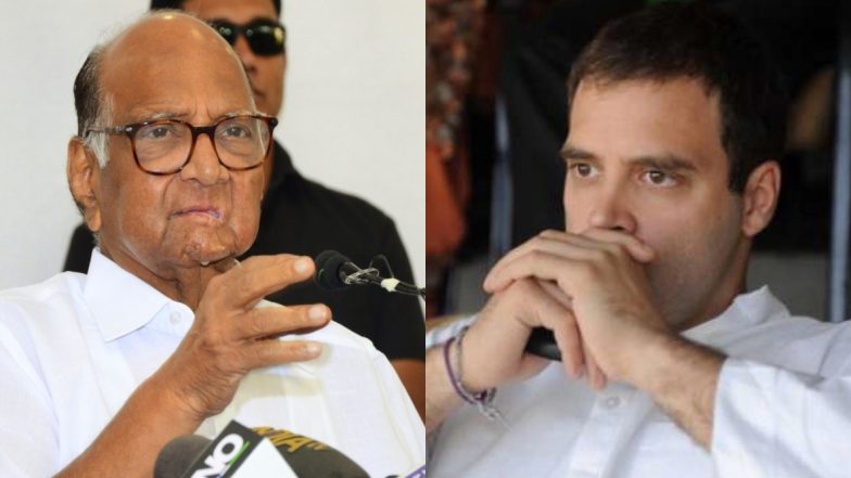 NCP प्रमुख शरद पवार ने राहुल गांधी से किया आग्रह, कहा- राष्ट्रीय सुरक्षा के मुद्दे का राजनीतिकरण न करें