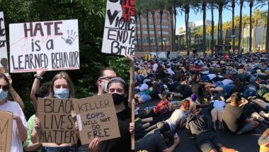 George Floyd Protests: अमेरिका में नस्लवाद के खिलाफ मास्क पहनकर व्यापक पैमाने पर हुए शांतिपूर्ण प्रदर्शन