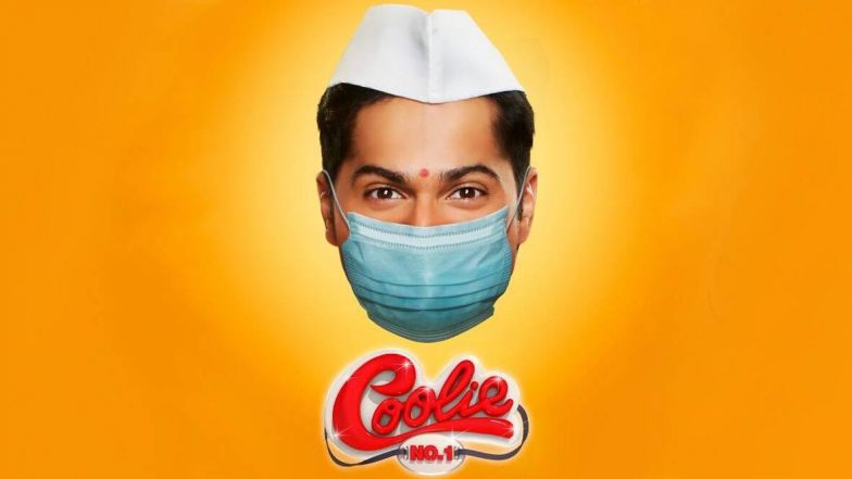 वरुण धवन ने कोरोना से बचाव के संदेश के साथ किया कुली नंबर 1 का प्रमोशन, फिल्म के नए पोस्टर में दिखा मास्क
