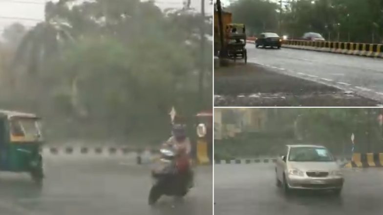 Delhi Rains Update: दिल्ली-एनसीआर में आंधी-तूफान के साथ तेज बारिश, देखें वीडियो 