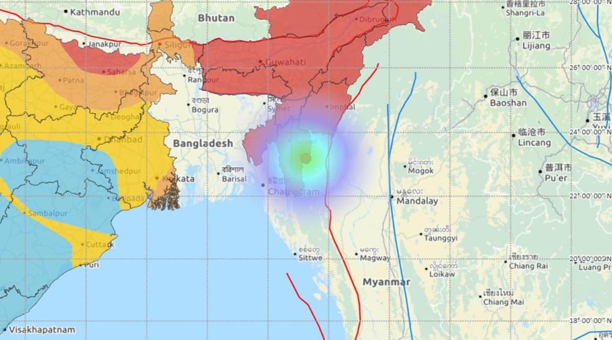 मिजोरम में 2 दिनों में चौथी बार भूकंप के झटके किए गए महसूस, रिक्टर पैमाने पर 4.1 तीव्रता दर्ज मिजोरम में 2 दिनों में चौथी बार भूकंप के झटके किए गए महसूस, रिक्टर पैमाने पर 4.1 तीव्रता दर्ज