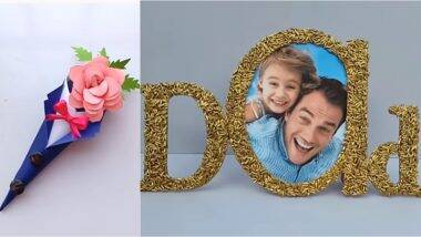 Father's Day 2020 DIY Gift Ideas: ग्रीटिंग कार्ड से फोटो फ्रेम तक, फादर्स डे पर अपने पिता के लिए घर पर आसानी से बनाएं ये खूबसूरत उपहार (Watch Videos)