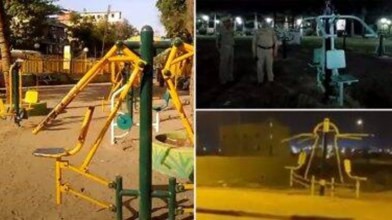 झांसी के कांशीराम पार्क से जिम उपकरण पर कसरत करते भूत का वीडियो वायरल, फिटनेस फ्रिक भूतों के ये डरावने Videos देख आप भी हो जाएंगे हैरान