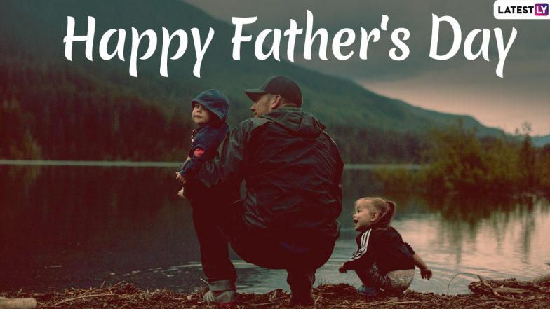 Happy Father's Day 2020 Wishes & Images: अपने पिता से कहें हैप्पी फादर्स डे, इन खूबसूरत WhatsApp Stickers, Facebook Greetings, Messages, HD Photos, Wallpapers, Quotes के जरिए जताएं प्यार