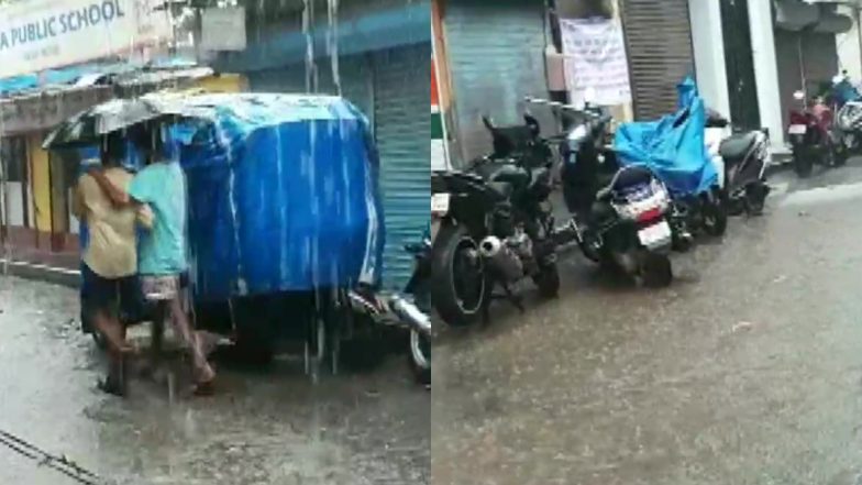 Mumbai Rains: चक्रवात निसर्ग का खतरा टला, लेकिन मुंबई के कई हिस्सों में हो रही है तूफानी बारिश; देखें तस्वीरें
