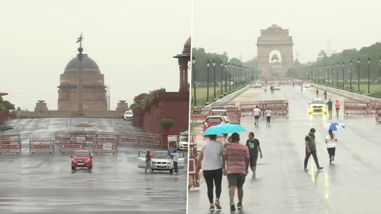 दिल्ली-NCR में गरज के साथ हुई भारी बारिश, लोगों को उमस भरी गर्मी से मिली राहत