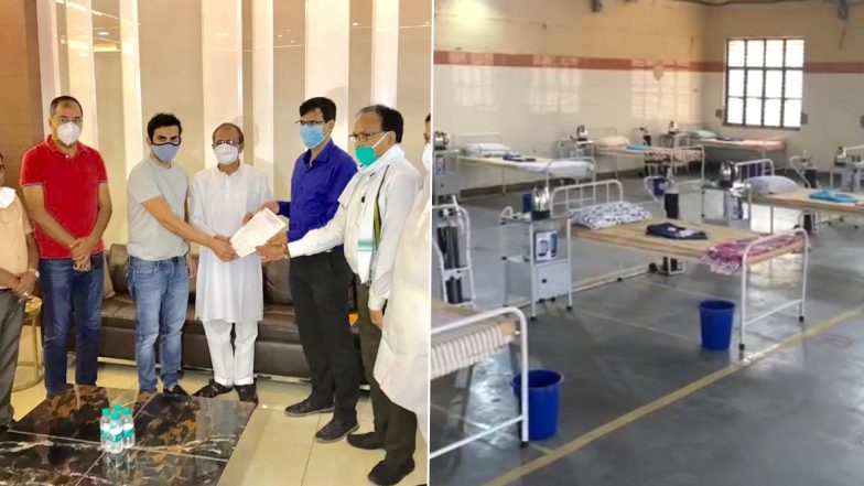 दिल्ली: सांसद गौतम गंभीर ने COVID-19 आइसोलेशन सेंटर को दिल्ली सरकार को सौंपा, बोले- राजनीति नहीं, लोगों की सेवा करने का वक्त