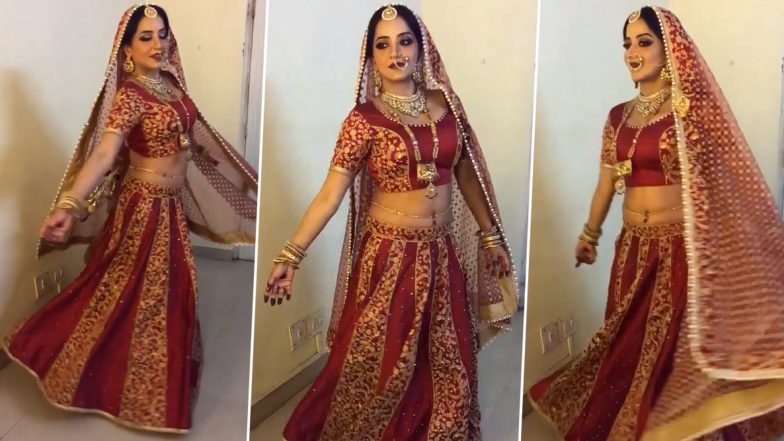 भोजपुरी एक्ट्रेस मोनालिसा बनी दुल्हन, Instagram Reels पर शेयर किया दिल जीत लेने वाला Video