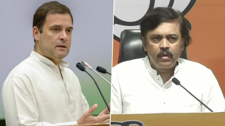 बीजेपी नेता जी. वी.एल नरसिम्हा राव का राहुल गांधी पर पलटवार, बोले- सेना का अपमान करना छोड़ दें