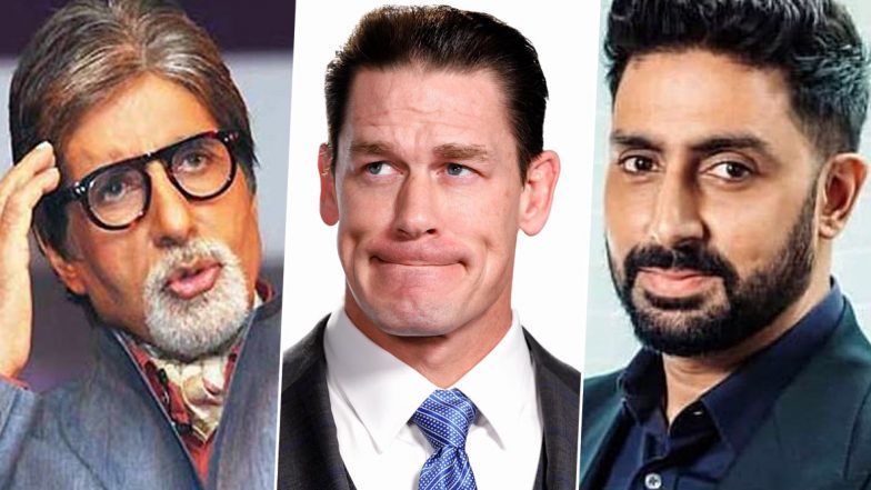 अमिताभ बच्चन-अभिषेक बच्चन की बेहतर सेहत की कामना करते हुए WWE स्टार जॉन सीना ने पोस्ट की ये फोटो