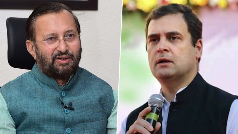 राहुल गांधी के बयान पर केंद्रीय मंत्री प्रकाश जावड़ेकर का पलटवार, शाहीन बाग-प्रवासी मजूदरों सहित चीन विवाद को लेकर कही ये बात 