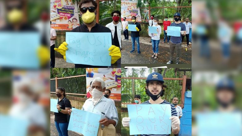 टीवी शो 'हमारी बहु सिल्क' की कास्ट और क्रू ने प्रोड्यूसर के घर के बाहर किया शांति प्रदर्शन, पेमेंट न मिलने से हैं बेहद परेशान