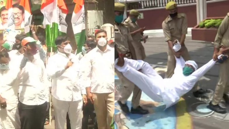 Rajasthan Political Crisis: राजस्थान के घटनाक्रम को लेकर कांग्रेस का दिल्ली में प्रदर्शन, कई नेता गिरफ्तार