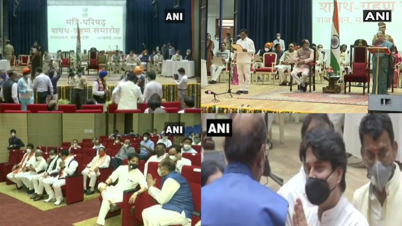 मध्यप्रदेश: शिवराज सिंह चौहान के मंत्रिमंडल में 20 केबिनेट मंत्रियों ने ली शपथ