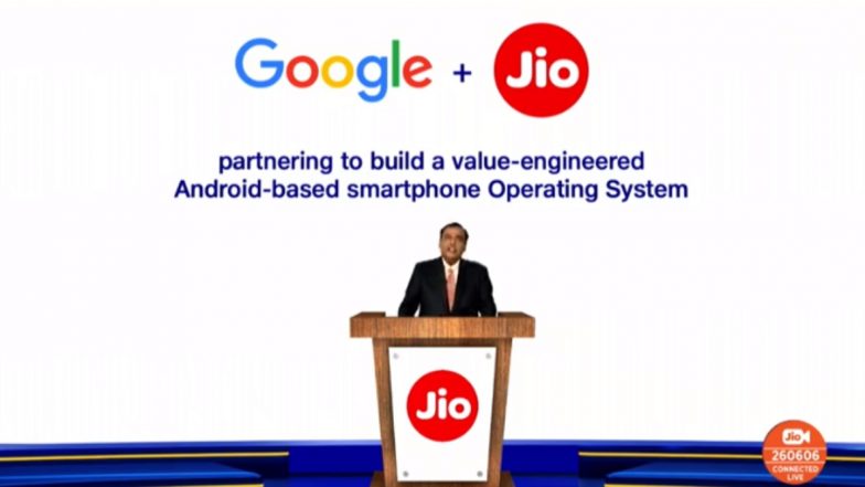 RIL AGM 2020: रिलायंस जियों में गूगल करेगी 33,737 करोड़ रुपये का निवेश, मुकेश अंबानी ने किया JIO 5G का ऐलान