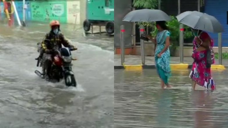 Mumbai Rains: कोरोना संकट के बीच भारी बारिश से बेहाल हुई मुंबई, कई इलाकों में भरा पानी, देखें जलभराव की तस्वीरें