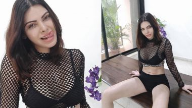 Sherlyn Chopra Hot Photos: ब्लैक नेट का टॉप पहने शर्लिन चोपड़ा ने दिखाई अपनी हॉटनेस, सेक्सी अवतार हुआ वायरल