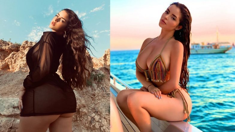 Demi Rose Hot Photos: डेमी रोज ने स्विमिंग पूल में लेटकर दिया पानी में आग लगाने वाला हॉट पोज, अंदाज उड़ा देगा होश