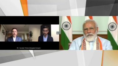 पीएम मोदी से बातचीत के बाद सुंदर पिचाई ने की घोषणा, गूगल भारत में अगले 5 से 7 वर्षों में 75,000 करोड़ रुपये का करेगा निवेश