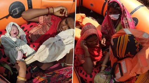 Bihar Floods: बाढ़ की चपेट में बिहार, 25 वर्षीय महिला ने रेस्क्यू ऑपरेशन के दौरान NDRF की नाव में बच्ची को दिया दिया जन्म