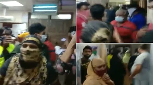 मुंबई के कूपर अस्पताल में  मरीज की मौत, नाराज रिश्तेदारों का हंगामा, देखें वीडियो
