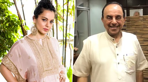 कंगना रनौत के बयानों का  बीजेपी सांसद नेता सुब्रमण्यम स्वामी ने किया समर्थन, दिया कानूनी मदद का ऑफर