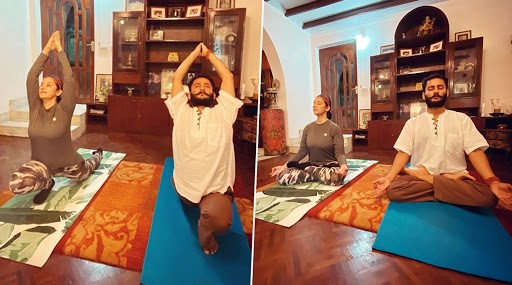 कैंसर को मात देने के बाद मनीषा कोइराला योग कर फैंस को फिट रहने की दे रही हैं सलाह