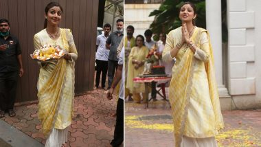 Shilpa Shetty Ganpati Viral Video: शिल्पा शेट्टी ने गणपति विसर्जन में मीडिया से कही ऐसी बात, वीडियो देखकर लोटपोट हुए फैंस, कहा- ये परफेक्ट भारतीय महिला हैं 