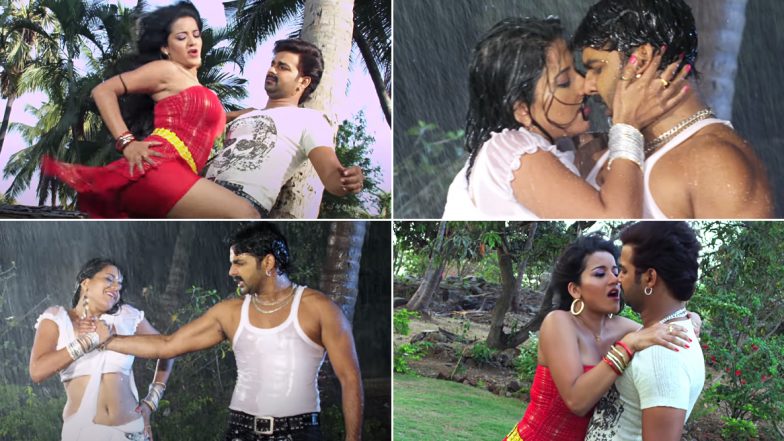 Monalisa Hot Bhojpuri Song: बारिश में भीगते हुए मोनालिसा और पवन सिंह का ये रोमांटिक गाना है बेहद बोल्ड, देखें वीडियो
