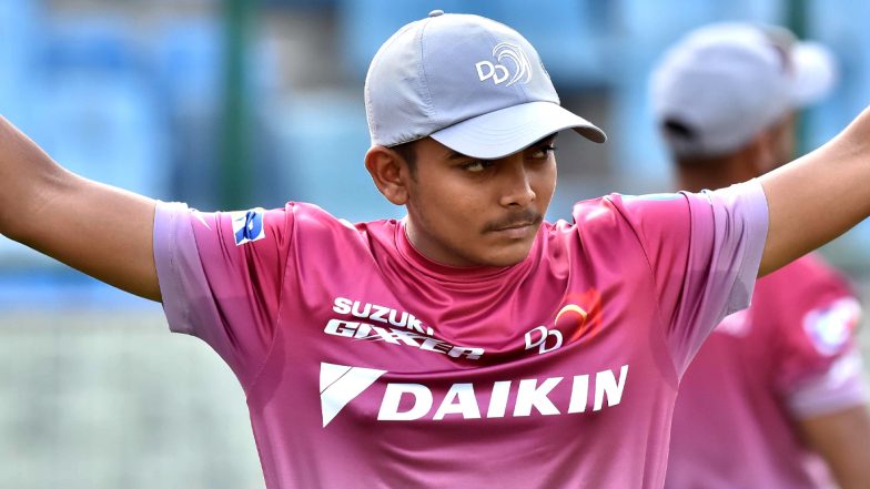 IPL 2020: दिल्ली कैपिटल्स के सलामी बल्लेबाज पृथ्वी शॉ बोले- टीम सही दिशा में आगे बढ़ी रही