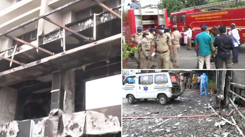 Fire Breaks Out at COVID-19 care centre in Vijayawada: विजयवाड़ा में कोविड-19 फैसिलिटी सेंटर में आग लगने से 7 की मौत, पीएम मोदी ने जताया शोक, राज्य सरकार मृतकों के परिजनों को देगी 50 लाख मुवाजा