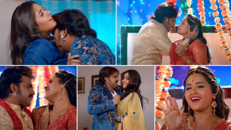 Bhojpuri Hot Song: पवन सिंह और काजल राघवानी की सुहागरात के रिहर्सल वाला गाना छाया यूट्यूब पर, केमिस्ट्री देखकर रह जाएंगे दंग