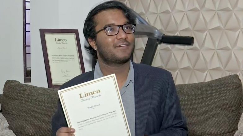 Neelakantha Bhanu Prakash: 20 साल के नीलकंठ भानु प्रकाश बने दुनिया के सबसे तेज ह्यूमन कैलकुलेटर, जीता गोल्ड मेडल (Watch Video)