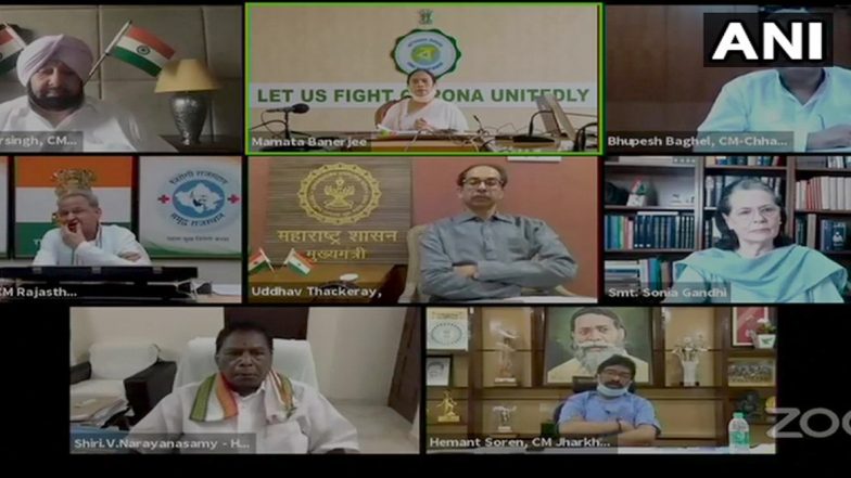 Sonia Gandhi's Virtual Meet with CMs of 7 States: पश्चिम बंगाल की सीएम ममता बनर्जी ने कहा, JEE और NEET की परीक्षा टालने के लिए सब राज्य की सरकारें SC चले