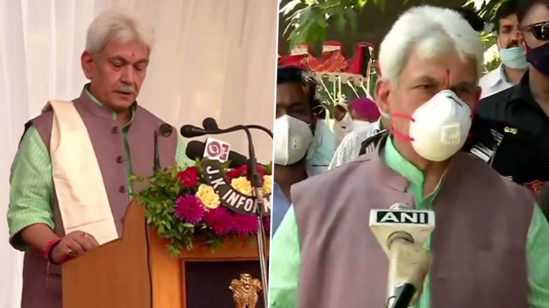 Manoj Sinha takes Oath as new Lieutenant Governor of J&K: मनोज सिन्हा ने ली जम्मू-कश्मीर के नए उपराज्यपाल के रूप में शपथ, कहा-आतंकवाद समाप्त करना और अमन चैन बरकरार रखना हमारा मिशन