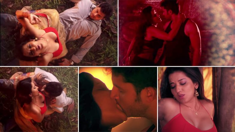 Monalisa Hot Bhojpuri Song: भोजपुरी एक्ट्रेस मोनालिसा के हॉट Kissing और इंटिमेट सीन्स से भरा सॉन्ग 'कवन जादू कइलू' हुआ Viral, देखें Video