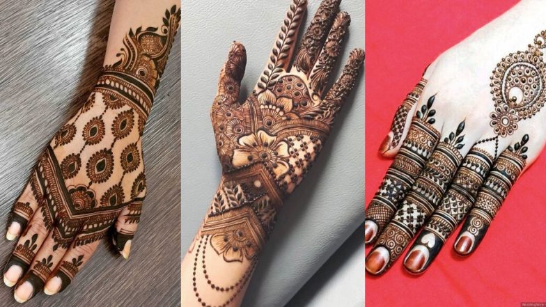 Easy Mehndi Designs for Raksha Bandhan 2020: रक्षा बंधन के पर्व पर अपने हाथों पर रचाएं ये लेटेस्ट और आकर्षक मेहंदी डिजाइन्स, देखें फोटोज और वीडियो ट्यूटोरियल (Watch Video)