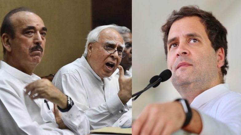 CWC बैठक में राहुल गांधी की टिप्पणी से नाराज हुए कांग्रेस के वरिष्ठ नेता कपिल सिब्बल और गुलाम नबी आजाद, कही ये बड़ी बात