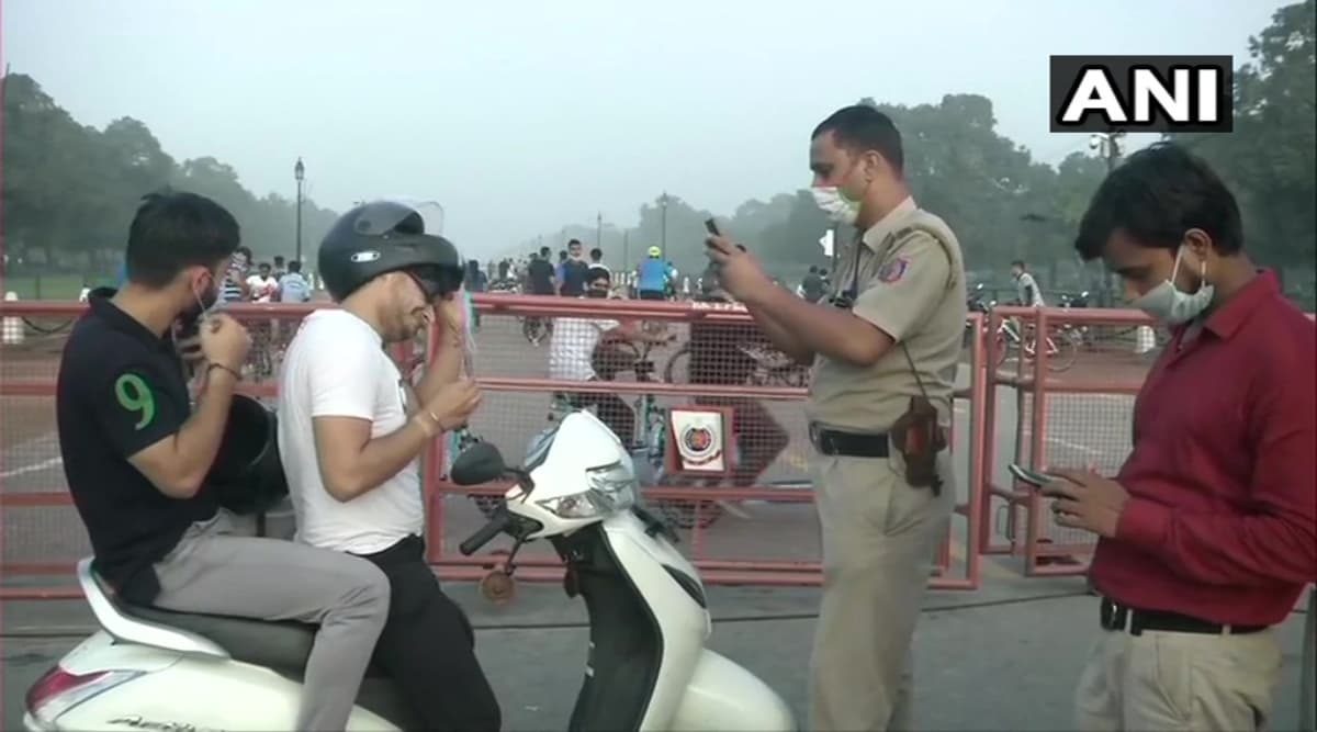 गुरुग्राम में नए साल पर 630 चालान काटे गए