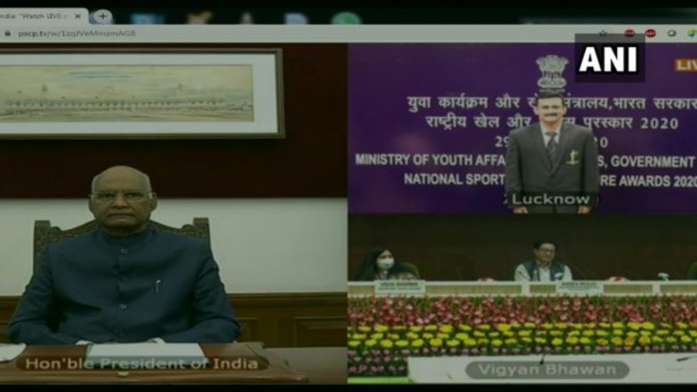 National Sports Day 2020: पहली बार खिलाड़ियों को 'वर्चुअली' राष्ट्रीय खेल पुरस्कारों से किया गया सम्मानित