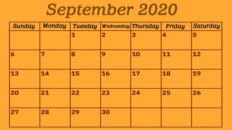 September 2020 Festival Calendar: अनंत चतुर्दशी से हो रही है सितंबर माह की शुरुआत, देखें इस महीने पड़ने वाले सभी व्रत और त्योहारों की पूरी लिस्ट